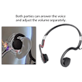 Miniatyrbilde 7 av 8: Ny BN-802 5V500mAh Lade Bone Conduction Hodetelefoner Høreapparat Svart