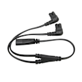 Miniatyrbillede 7 af 8: C8 til Dual C7 Power Splitter-kabel til LCD-skærm og skrivebordslampe