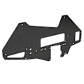 Miniatyrbilde 3 av 8: Vanntett karbonfiber RC Helikopter sideplate - enkel installasjon, perfekt passform for FW450 V3