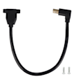 Miniatyrbillede 1 af 8: DisplayPort Han til DisplayPort Hun Understøtter 8K ved 60HZ 4K ved 120HZ 90° Albue DisplayPort 1.4 Kabel 0,3 meter til Skærm