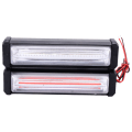 Miniatyrbilde 4 av 8: Rød Blå LED-blink Blinklys for motorsykler Biler UTV ATV Lastebiler