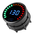 Miniatyrbild 2 av 8: 2in 52mm Avgastemperaturmätare LED EGT Digital Mätare för 12Volt Bensinfordon