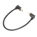 Pikkukuva 6 / 8: DisplayPort 1.4 -kaapeli 8K/60Hz 90 asteen kulmassa, uros-uros, 32,4 Gbps, nopea, turvallinen ja vakaa