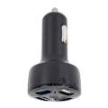Miniatyrbild 4 av 8: Billaddare 1 in 4 USB Ut QC3.0 Brandsäker Multiskydd Plug and Play Universal 12‑32V Svart
