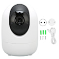 Miniatyrbillede 1 af 8: Sikkerhedsbabelkamera til babyer og kæledyr med AI-bevægelsesdetektion, alarm, infrarødt nattesyn, tovejs lyd, cloud-lagring, 110‑240V til hjemmet, EU-stik