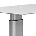 Miniatyrbild 7 av 8: Monitorställ Justerbar Höjd Halksäker Ergonomisk Design Datormonitorställ för Olika Storlekar Skärmar Silver
