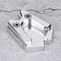 Miniatyrbilde 5 av 8: CNC Aluminium Side Stand Forlengelsesplate Passer for Piaggio Vespa GTS 300ie Sprint LX Sølv