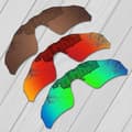 Oakley Radar EV Path OO9208 Erstatningslinser og nesepute-sett Brown+Red+Green