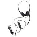 Miniatyrbillede 6 af 8: Kundeservice Headset Støjreduktion Ergonomisk Klar Opkald Lydstyrkekontrol USB Headset med Mikrofon til PC