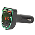 Miniatyrbillede 6 af 8: Universal Bluetooth-sender til bil med 7 farvede lys - forbedret musikadapter og oplader