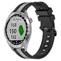 Pikkukuva 1 / 5: Garmin Approach S40 Pystyvä Kaksivärinen Silikoniranneke Musta-Harmaa