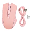 Miniatyrbillede 1 af 8: Trådløs Mus 2.4G Genopladelig USB RGB Professionel Optisk Sensor Gaming Mekanisk Mus Pink