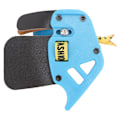 Miniatyrbillede 2 af 8: Blå Archery Finger Tab - Fingerskydd i PU-læder til Recurve-bueskydning