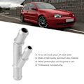 Miniatyrbillede 6 af 8: Kølemiddelrør Adapter y-flanger 1J0121087E Passer til Mk4 Golf 1.8T 2000-2005