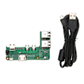 Miniatyrbild 2 av 8: Utbyggnadskort 4 USB HDMI-hona för Raspberry Pi för Zero 2W till 3B Utbyggnadskort