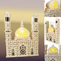 Miniatyrbilde 3 av 8: Eid Mubarak trepynt nedtellingskalender med LED-lys