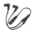 IEC320 C8 til Dobbelt C7 AC Strømsdeler Kabel - 1 Han til 2 Hun