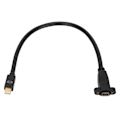 Miniatyrbillede 6 af 8: Mini DisplayPort Kabel Lille Bærbar 4K MiniDP Hun til Han Test Forlængerkabel til Computer med Fastgørelsesskruer