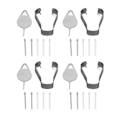 Miniatyrbillede 2 af 8: 20 stk. Tab S6 Stylus Pen Spidser Nem Installation 4 Pincetter 4 Uddrivningsnåle Holdbar ABS SM P610 Udskiftningsspids til Tab S6