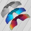 Oakley Radar EV Path OO9208 Erstatningslinser og nesepute-k Silver+Blue+Midnight Sun