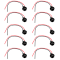 Miniatyrbilde 1 av 8: 10 stk. Bil T10 Lampe Pære Sokkel Holder Kobling Forlengelse LED Wedge Lys Base Adapter