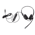 Miniatyrbillede 4 af 8: Kundeservice Headset Støjreduktion Ergonomisk Klar Opkald Lydstyrkekontrol USB Headset med Mikrofon til PC