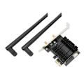Miniatyrbillede 4 af 8: PCIE WiFi Adapter med støtte til AC1300Mbps Bluetooth 4.2 PCIE Wifi Kort 2.4GHz 5.8GHz Dual Band Desktop WiFi Kort til Desktop PC