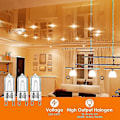 Miniatyrbild 4 av 4: 20 G9 Halogenlampor, 25W Klar Halogen Dimbar, Varmvit 2800k, för Ljuskronor, Pendellampor