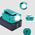 Pikkukuva 4 / 4: Sopii Makita 14.4V/18V litiumakkuadapterille, jossa kaksois-USB-laturi ja LED-valo