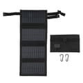 Fällbar 20W Solpanel med USB-port för utomhusresor och camping