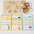 Pikkukuva 4 / 7: Geoboard Montessori puiset oppimislelut
