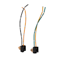 Miniatyrbillede 3 af 8: 2 stk. Forlygtepære Fatning Ledningsnet Stik Adapterledning til H1 Pære