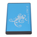 Miniatyrbilde 5 av 8: Harddisk-kabinett 4TB 2,5 tommer 5 Gbps overføring USB3.0 Aluminiumlegering Plug and Play HDD-kabinett for bærbar PC Stasjonær PC Blå