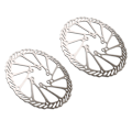 Miniatyrbillede 4 af 8: 2 stk. Cykel Skivebremse Rotorer Letvægts Hurtig Varmeafledning Stål Høj Hårdhed Mountainbike Skivebremser 160mm/6.3in