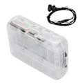 Miniatyrbillede 5 af 8: FM Radio Kassetteafspiller Klassisk Stil Multifunktionel Bluetooth 5.0 Bærbar Båndafspiller Transparent