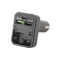 Pikkukuva 3 / 8: Älykäs Bluetooth-auton soitin, jossa on kaksi USB-latausporttia ja FM-toiminto