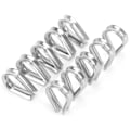 Miniatyrbillede 4 af 8: 2MM Bådkabelklemmer i rustfrit stål Metalkabel Beskyttelsesring Fingerbøl Klemmer