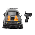 Pikkukuva 6 / 8: Nopea 1:16 Skaalan 4WD RC Drift-auto LED-valoilla - Musta