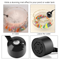 Miniatyrbild 3 av 8: Svart Mini Mist Maker för vattenfontän, damm, akvarium - Skapa en förtrollande atmosfär