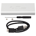 Miniatyrbillede 1 af 8: MSATA til USB 3.0 SSD Kabinet Adapter 6Gbps Overførselshastighed God Varmeafledning SSD Kabinet Konverter Case til PC