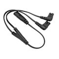 Miniatyrbillede 3 af 8: C8 til Dual C7 Power Splitter-kabel til LCD-skærm og skrivebordslampe