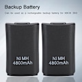 Pikkukuva 8 / 8: XBOX 360 4800mAh ladattava akku - Korvaava virtaratkaisu
