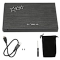 Miniatyrbilde 1 av 8: USB3.0 til SATA HDD Kabinett 2.5in USB3.0 til SATA Støtte UASP 3TB Maksimum 6Gbps Bredt Kompatibelt Harddisk Kabinett