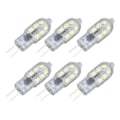 Miniatyrbillede 8 af 8: 10-pak G4 2835 LED-pære - Transparent plug-in glødepære til autocamper-skabe Landskabslys - 6500K hvidt lys