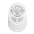 Miniatyrbilde 6 av 8: Bluetooth Fjernkontroll Sideoppslåing Universal APP Rulling Klikker Kamera Fjernkontroll Lukker Selfie-knapp for Mobiltelefon Hvit