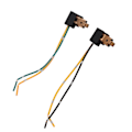 Miniatyrbillede 6 af 8: 2 stk. Forlygtepære Fatning Ledningsnet Stik Adapterledning til H1 Pære