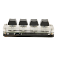Miniatyrbilde 6 av 8: Programmerbart tastatur USB 4 taster Mini Bærbart Mekanisk Tastatur HID DIY Programmerbart Tastatur RGB OSU Gaming Tastatur