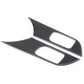 Miniatyrbild 2 av 8: Innerdörrhandtag i kolfiberpanel för Mitsubishi Lancer 2008-2016 (2st)