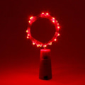Miniatyrbild 1 av 10: 1M/2M LED Ljusslingor Koppar Silvertråd Fairy Light Girlang Flaskpropp För Glas Hantverk Bröllop Juldekoration Red 1M 10LEDs
