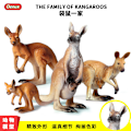 Pikkukuva 1 / 11: Kenguru Mallisarja Lasten Simulaatio Eläinmalli Syntymäpäiväkakun Koristelu Kangaroo 4 sets [0.16kg]]
